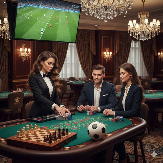 Architectural rendering of a luxurious Texas casino resort